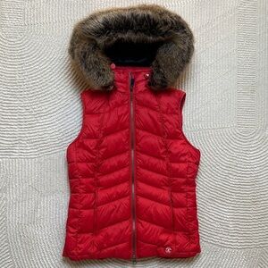 Barbour Bernera Gilet Red Vest Women’s Size 6